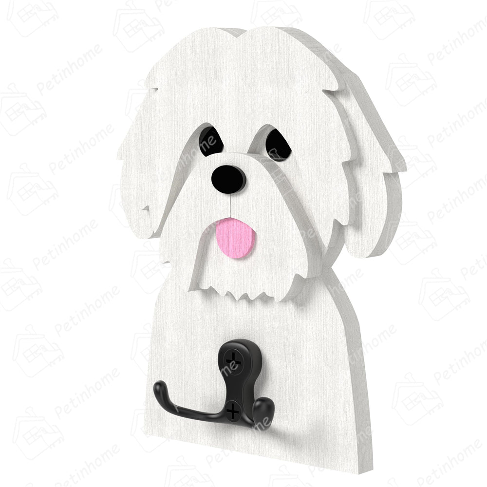 Crochet en bois Shih Tzu