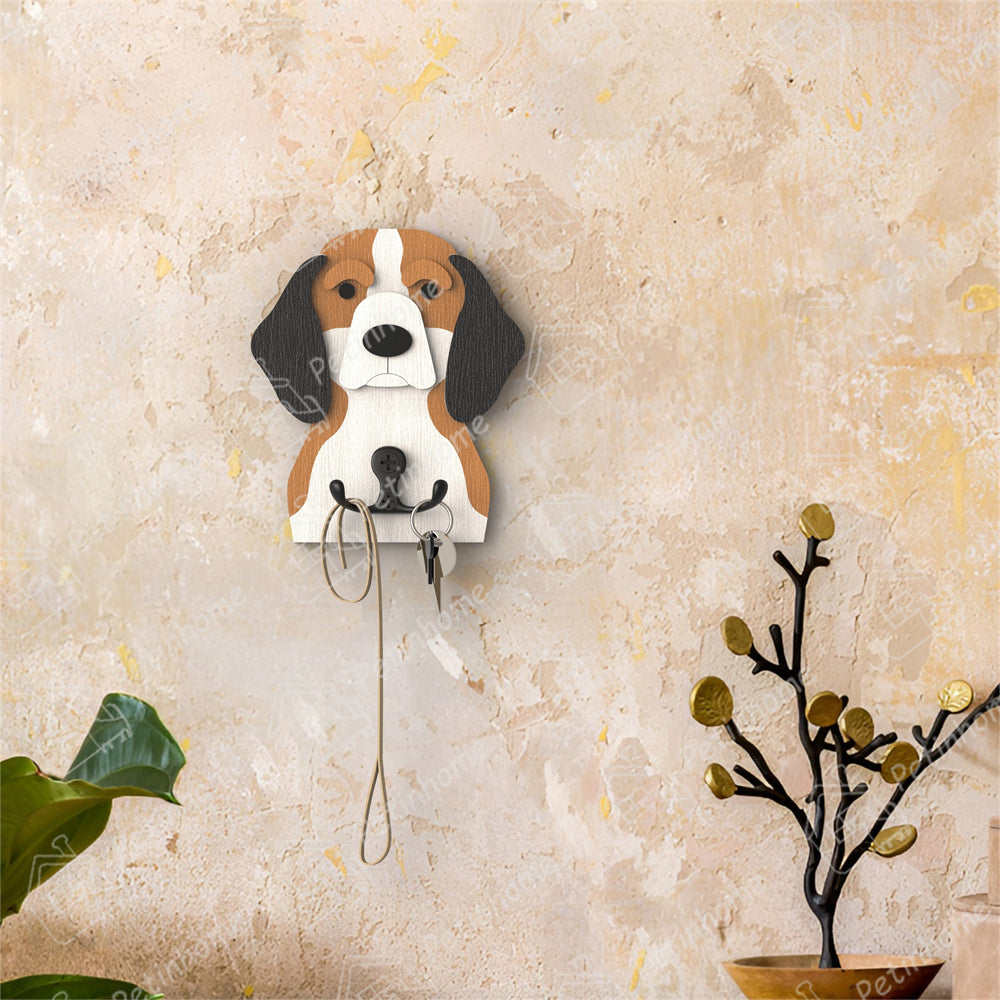 Crochet en bois Beagle