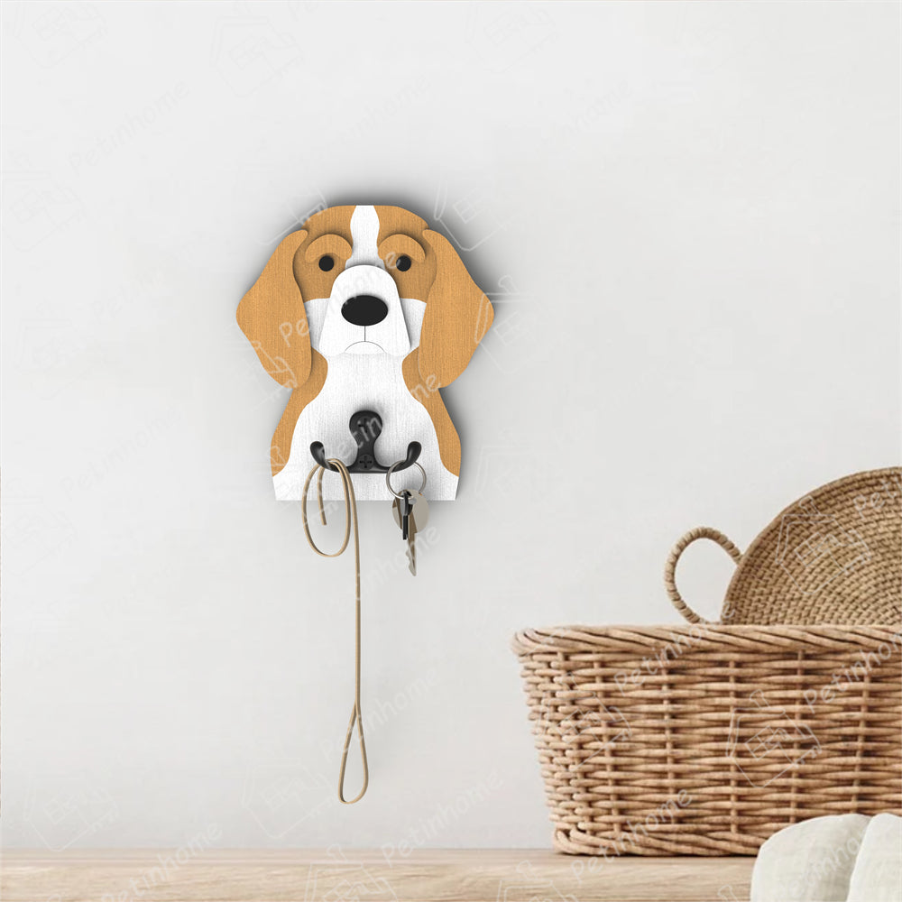 Crochet en bois Beagle