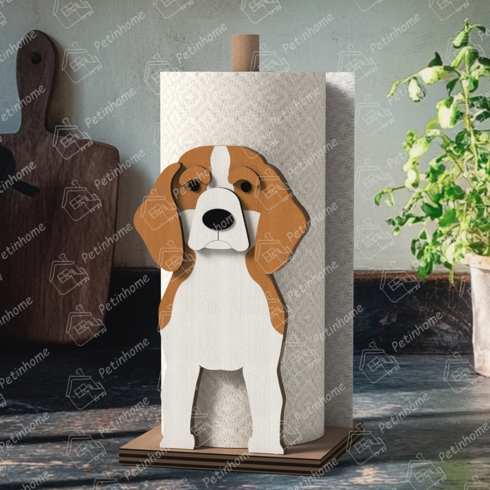 Porte-Papier Serviette en Forme de Beagle