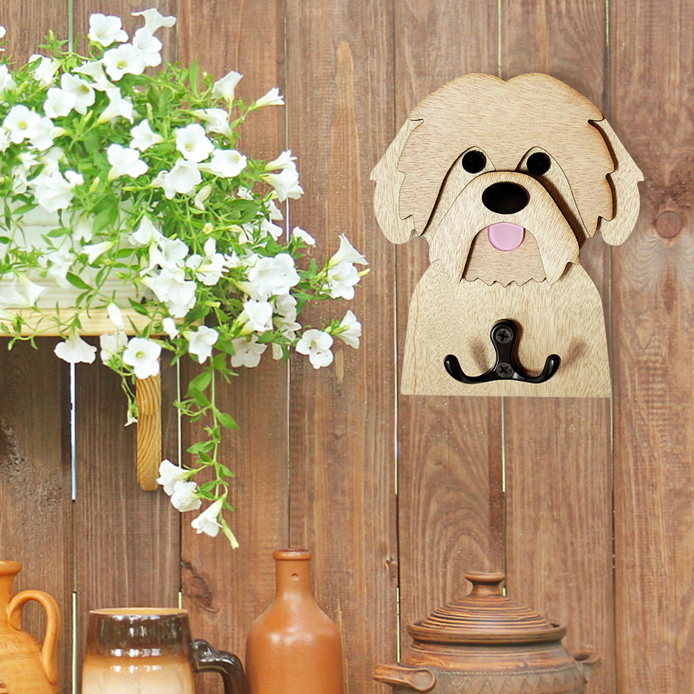 Crochet en bois Shih Tzu