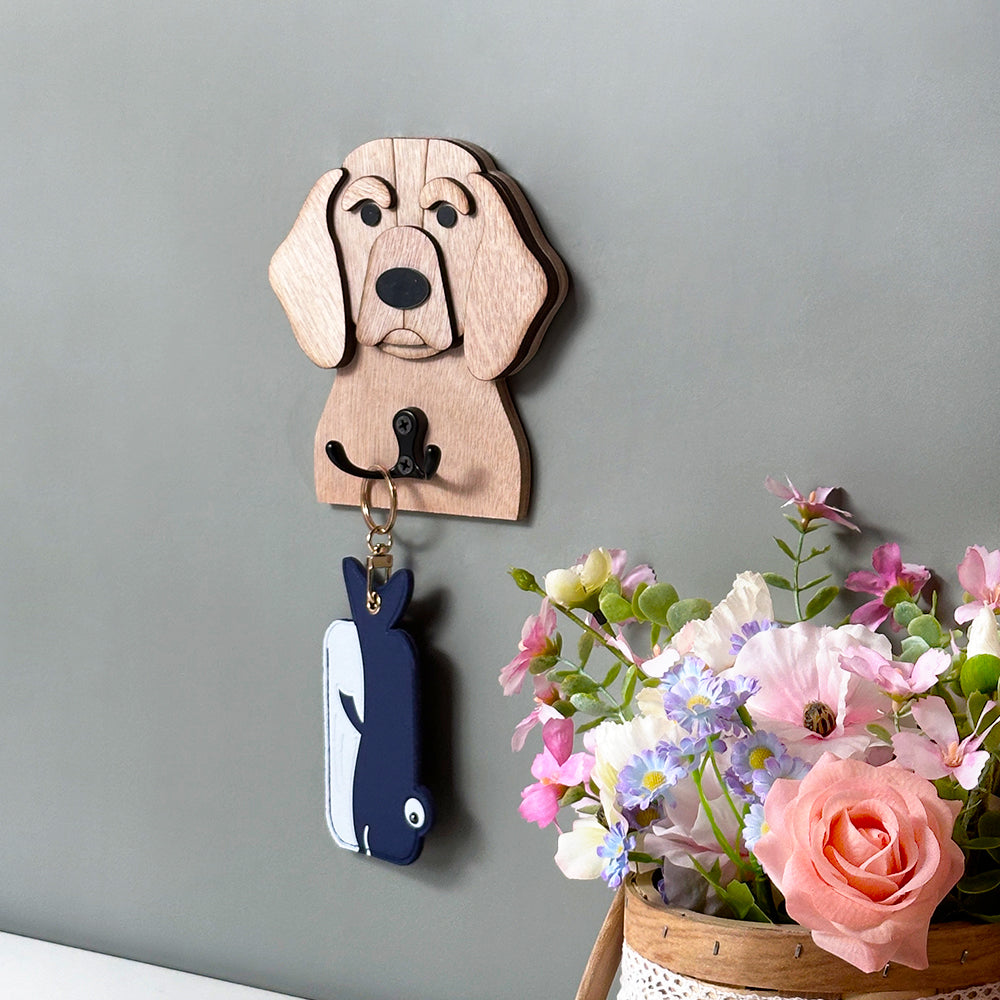 Crochet en bois Beagle