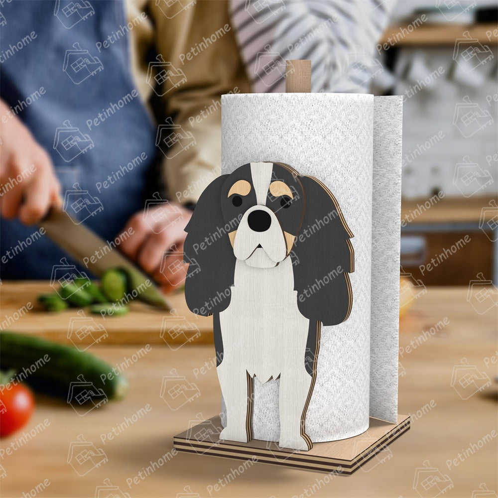 Porte-Papier Serviette en Forme de Cavalier King Charles Spaniel