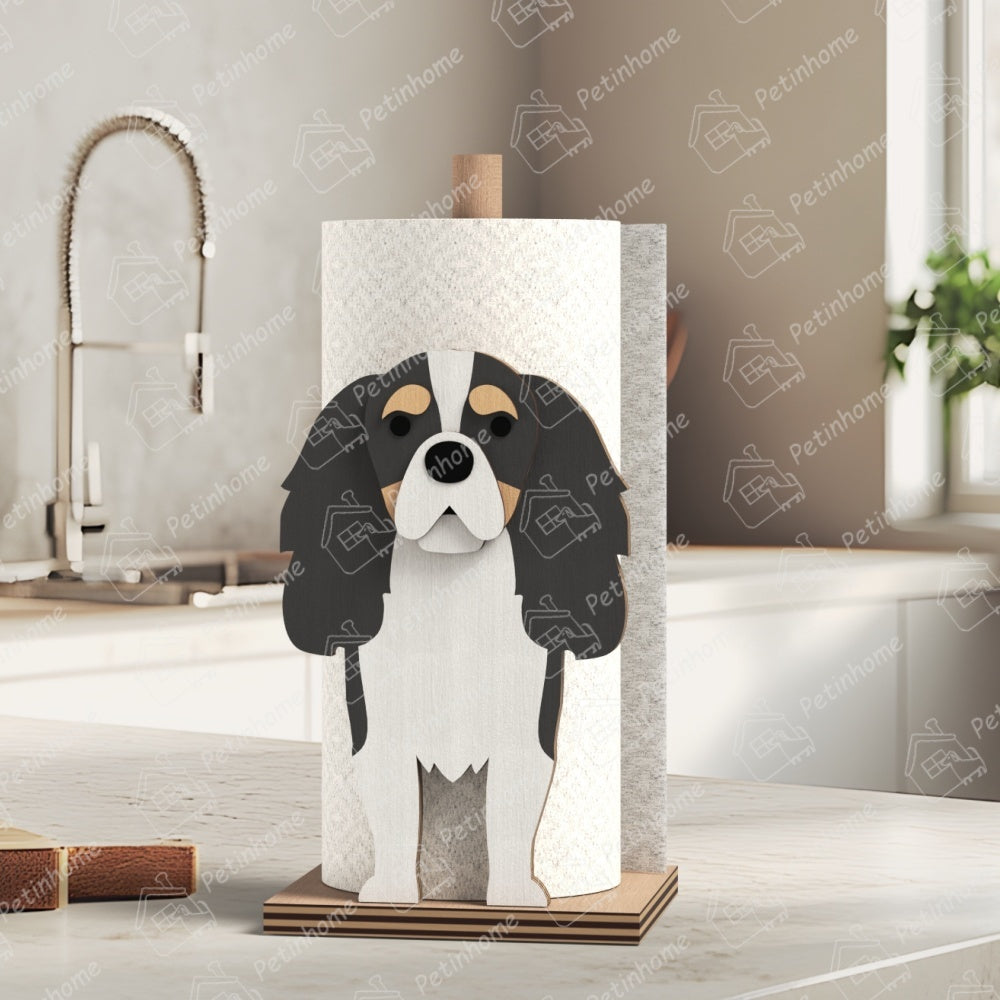 Porte-Papier Serviette en Forme de Cavalier King Charles Spaniel