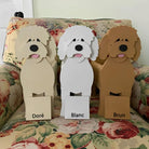 Pot de fleurs en forme de Golden Doodle