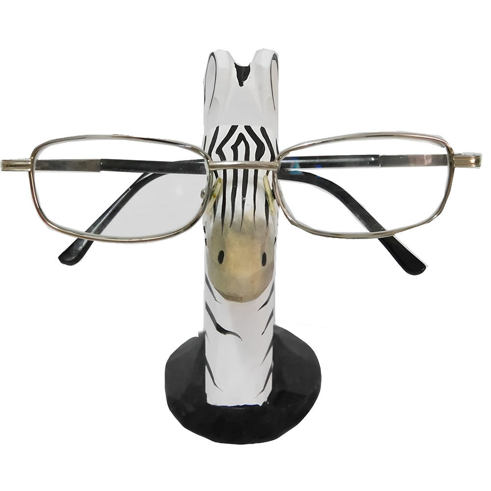 Porte Lunettes en bois Zèbre Mignon Dessin Animé