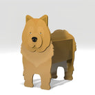 Pot de fleurs en forme de Chow Chow
