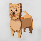 Pot de fleurs en forme de Cairn Terrier