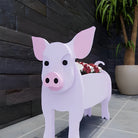 Pot de fleurs en forme de Cochon Rose