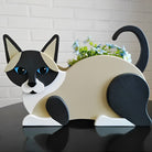 Pot de fleurs en forme de  Chat Siamois