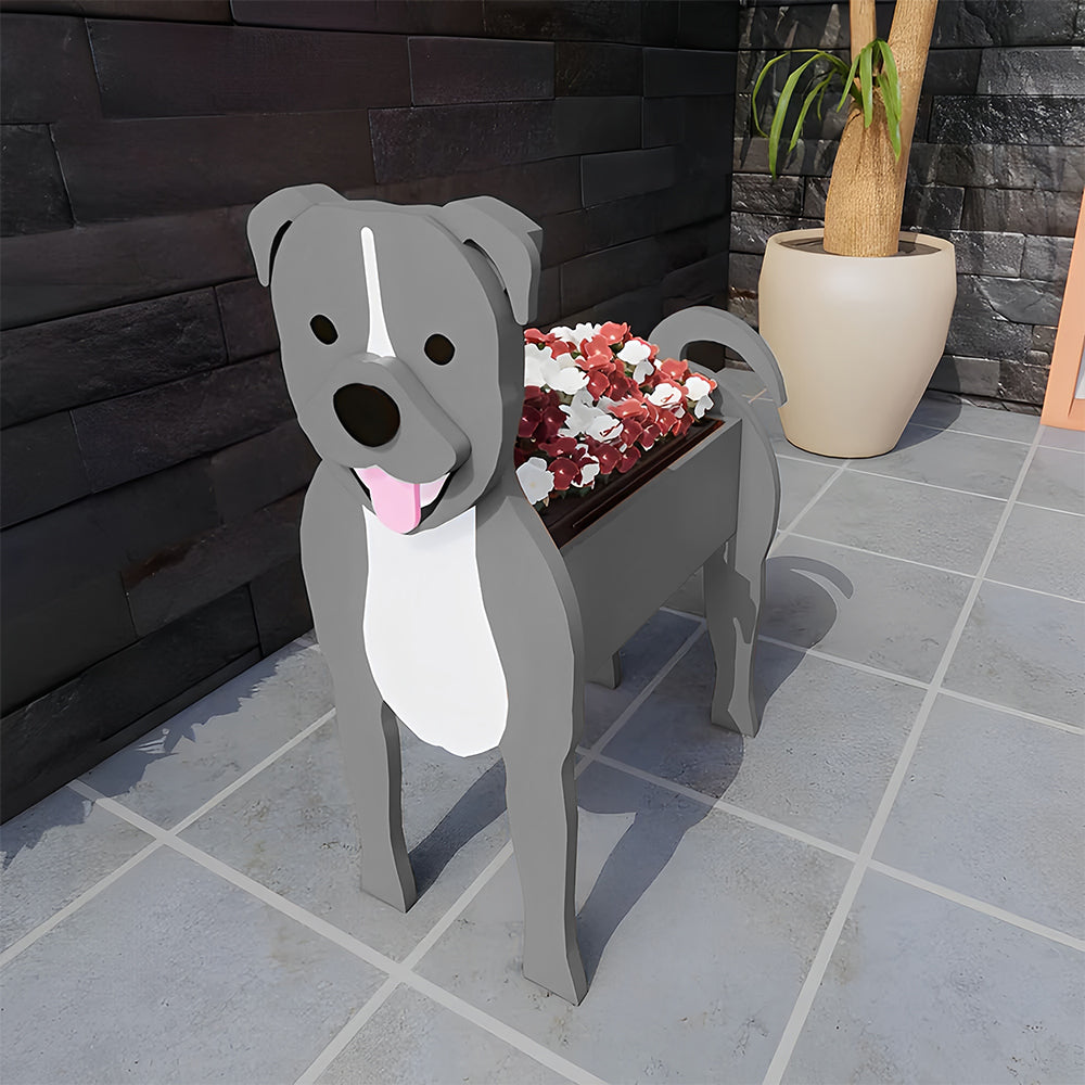 Staffordshire Bull Terrier Jardinière