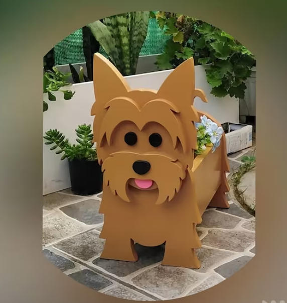 Yorkshire Terrier Jardinière